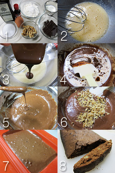 チョコレートケーキ手順