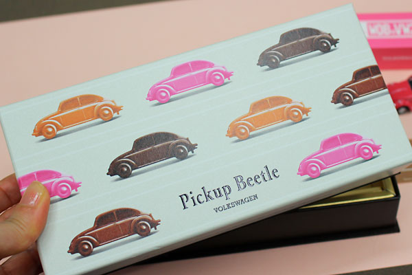 フォルクスワーゲンのビートルの「PICKUP BEETLE」チョコレート2018