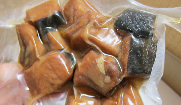 鮭角煮の生姜和え