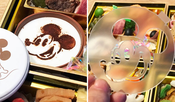 ディズニー和風プレミアム四段重のミルクプリン