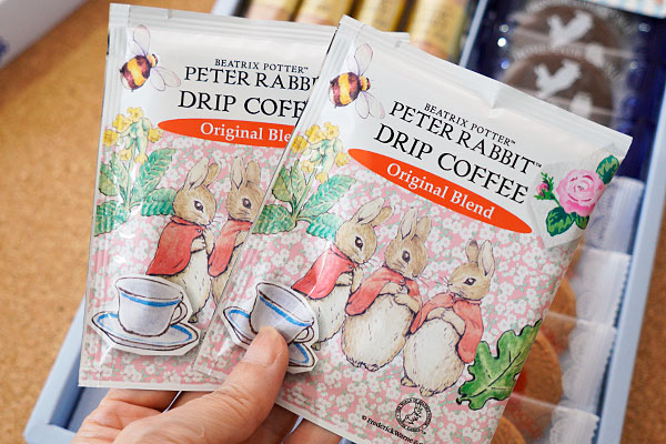 ピーターラビットのコーヒー＆スイーツセットギフトのドリップコーヒー