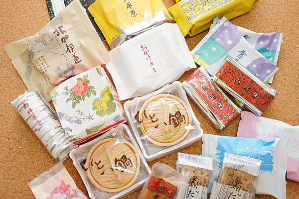 六花亭「十勝日誌」のお菓子いろいろ