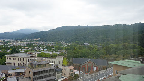 部屋から見える景色